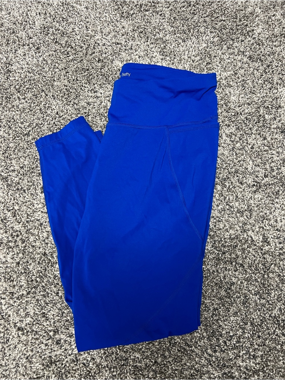Sweaty Betty Power 7/8 Leggings Woman’s Large Royal Blue Compression Yoga Gym